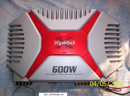 vand auto sony xplod 600w,pret 4.500.000 lei,tel vand auto