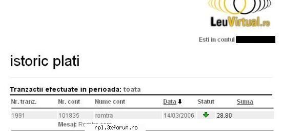 fie dovada cat poate clara romtra plateste (ce??? eXtreemeRPL Ciprian M